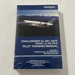 Challenger CL-601-3A/R, Model CL-600-2B16 Pilot Training Manual Vol. (2ND Ed). Fixed Price $154.67.