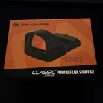 Primary Arms Classic Series Mini Reflex Sight G2 Red Dot Illuminated Handgun. Fixed Price $130.00.