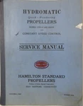 Hamilton Standard Hydromatic Quick-feathering Propellers Service Manual Vtg 1938. Fixed Price $24.95.