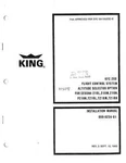 Bendix King Kfc 200 Installation Manual Rev Cessna 210 Series 006-0234-01. Fixed Price $100.00.