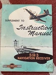 Collins Ham Radio 51R-3 Navigation Receiver Aircraft Manual. Fixed Price $9.99.
