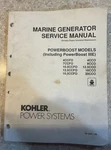 Koehler Marine Generator Service Manual. 4 - 20KW. Fixed Price $19.95.