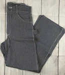 Nos! Vtg Pointer Brand Hickory Striped Denim Carpenter Pant Railroad Blue Sz 33. Fixed Price $249.95.