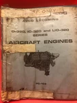 1970 Avco Lycoming Parts Catalog PC-103 L10-320 Series. Fixed Price $39.99.