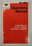 Continental IO-520 Series Aircraft Engines Operators Manual 1971 X30041. Fixed Price $17.25.