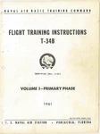 100 Page 1961 Beechcraft T-34B Mentor Flight Training Instructions Manual Cd. Fixed Price $14.99.