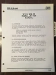 3M Ryan Stormscope WX-9 And WX-10 Install Manual. Fixed Price $98.24.
