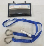 West Marine 6FT Safety Tether W/ 2 Snap Hooks Boating Sailing Model 491050. Fixed Price $54.00.