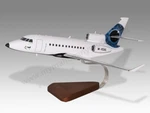 Dassault Falcon 900EX Easy Ii Desk Wood Airplane New Model Small Scale 1/72. Fixed Price $213.18.