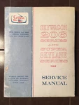 1969 Cessna TU206D, & TP206D Service Manual. Fixed Price $134.89.
