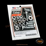 Colony 2719-22, Exhaust System Bolt Kit, 1941-1957 El, Fl, Chrome. Fixed Price $27.72.