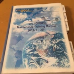 Gulfstream And Giv-sp Maintenance Training Manuals, 2 Vol. Set. Fixed Price $217.43.
