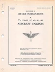 V-1710-35 Thru -85 Aircraft Engine Service World War Ii Book Flight Manual (cd). Fixed Price $24.95.