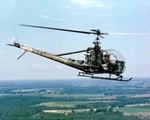 U.s. Army Hiller OH-23G Raven Helicopter 8X10 Vietnam War Photo 692. Fixed Price $7.43.