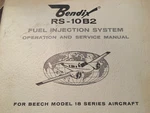 Bendix RS-10B2 Fuel Injector Used Beech 18 Operation & Service Manual. Fixed Price $118.51.