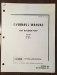 Crane Fuel Booster Pump & 60-611A Overhaul Manual. Fixed Price $105.83.