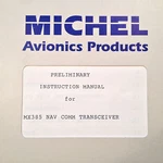 Tkm Michel MX-385 Nav Com Service & Parts Manual. Fixed Price $156.10.