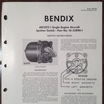 Bendix AN3212-1 Ignition Switch Service Instructions & Parts Lists 10-32890-1. Fixed Price $63.85.