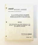 Bell Model 206B Jetranger Iii Illustrated Parts Breakdown Manual Dated 5-22-92. Fixed Price $54.99.