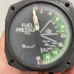 B358 (alt: 96-380024) Aircraft Instrument Dual Fuel Pressure Indicator. Fixed Price $185.00.