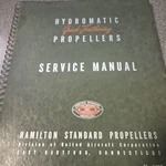 Hamilton Standard Hydromatic Quick-feathering Propellers Service Manual. Fixed Price $147.99.