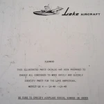 Lake LA-4, LA-4A & LA-4B Parts Manual. Fixed Price $88.48.