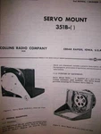 Collins 351B Servo Mounts Service Manual. Fixed Price $79.99.