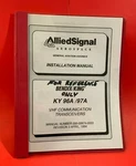 Bendix King Ky 96A 97A Vhf Comm Trans Install Manual 006-00674-0003 Rev 1994. Fixed Price $99.99.