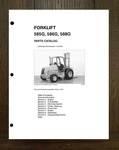 Forklift Service Parts Manual Case 585G 586G 588G - Construction KING43. Fixed Price $50.00.