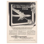 1955 Garrett Airesearch: Data Computer System Vintage Print Ad. Fixed Price $7.50.