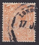 Great Britain King George V 1924-26 2D Watermark Sideways Used. Sg 421B 100. Fixed Price $10.00.