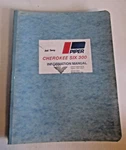 1973 Piper Cherokee Six 300 Airplane Information Manual Book Aviation. Fixed Price $19.99.