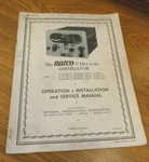 Aviation Narco VTR-1 Series "omnigator" Operation & Service Manual. Fixed Price $20.00.