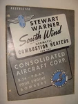 Stewart-warner Southwind Combustible Heater Service Manual Aircraft 1942 Wwii. Fixed Price $40.00.