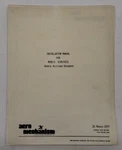 Aero Mechanism Models 9150/9151 Remote Altitude Encoders Installation Manual. Fixed Price $20.70.