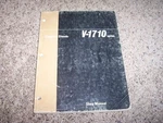 Cummins Allison V1710 Series Diesel Engine Shop Service Repair Manual V12. Fixed Price $94.18.