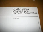 Bendix S-700 Magneto & Harness Overhaul Manual. Fixed Price $105.27.