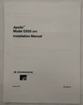 Ii Morrow Apollo Model GX55 Gps Installation Manual-copy. Fixed Price $13.80.