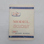 Vintage 1968 Cessna Model 310N Owner's Manual. Fixed Price $7.99.