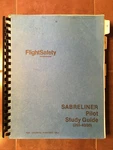 North American Sabreliner 265- 40/60 Pilots Study Guide Manual.. Fixed Price $151.93.