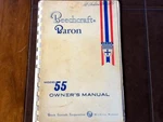 Beechcraft Model 55 Baron Owner's Manual. Fixed Price $105.34.