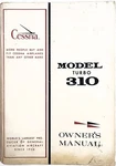 Cessna 1971 Model T310Q Owner's Manual, 1ST, Pb. Fixed Price $25.00.