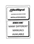 Bendix / King Allied Signal Installation Manuals. Kma Kn Kx, Etc.. Fixed Price $22.50.