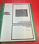1978 King Kcu 565A Knr 665A Digital Area Nav Syst Install Manual 006-0089-00. Fixed Price $39.99.