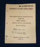 Original OH-13E, OH-13G, OH-13H Helicopter 1971 Org Maint Inst's Flight Manual. Fixed Price $137.95.