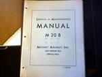 Mooney M-20B Service & Maintenance Manual With M20C M20D Addendums.. Fixed Price $131.44.