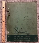 Kinner Aircraft Engines Manual R-52 R-55 R-53 December 1941 Wwii Aaf. Fixed Price $59.99.