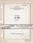 1940'S Douglas C-74 Globemaster Service Maintenance Manual Rare Historic WW2. Fixed Price $14.93.