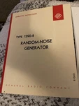 General Radio Company Operating Instructions Type 1390A&B Noise Generator. Fixed Price $25.00.