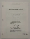 Normalair-garrett Over-temperature Switch Part No. 4006C000 Maintenance Manual. Fixed Price $11.50.